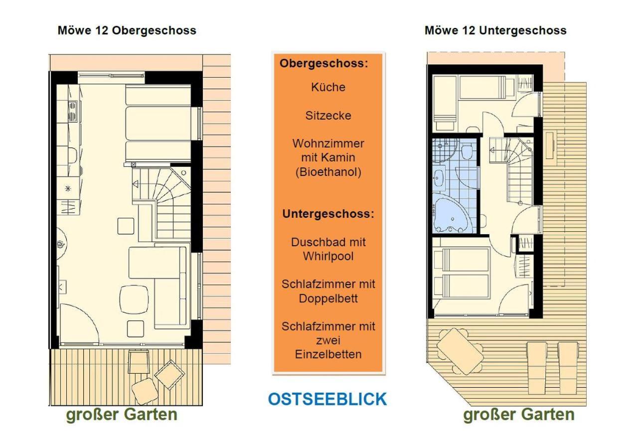 Ferienhaus Moewe 12 Marina Wendtorf Eksteriør bilde